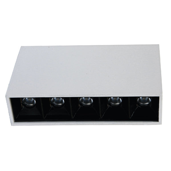 LED Mirage Laser Blade Surface Mount Rectangle Fixed Downlight 10W Cool White 4000K IP20