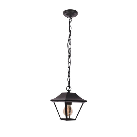 Cottage Pendant Ceiling Light Lamp Matt Black
