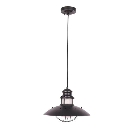 TEKLED
Sunflower Pendant Ceiling Light Lamp Matt Black Clear Glass E27