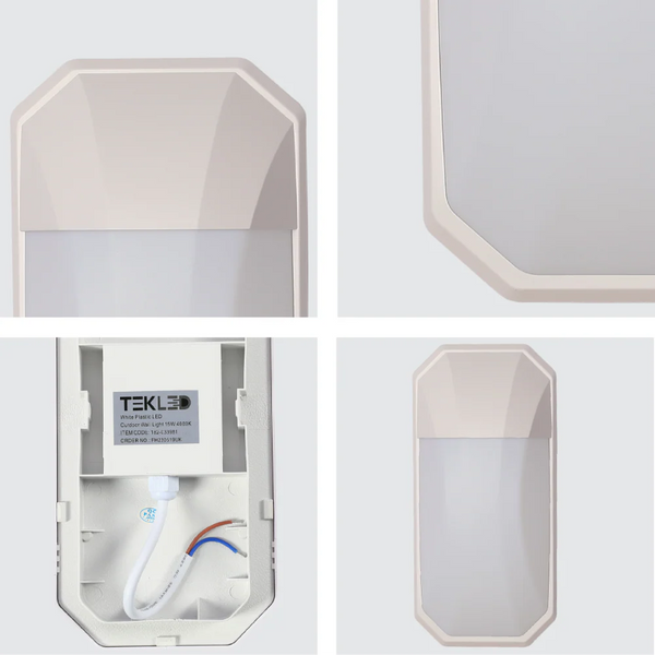 Plastic LED Outdoor Wall Light 15W