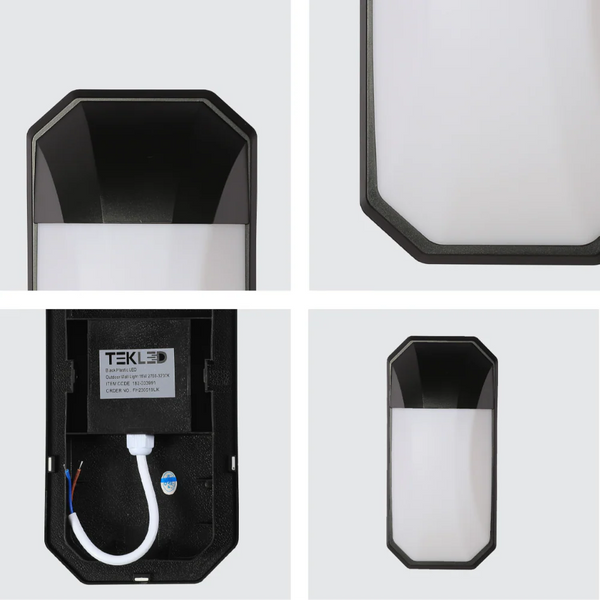 Plastic LED Outdoor Wall Light 15W