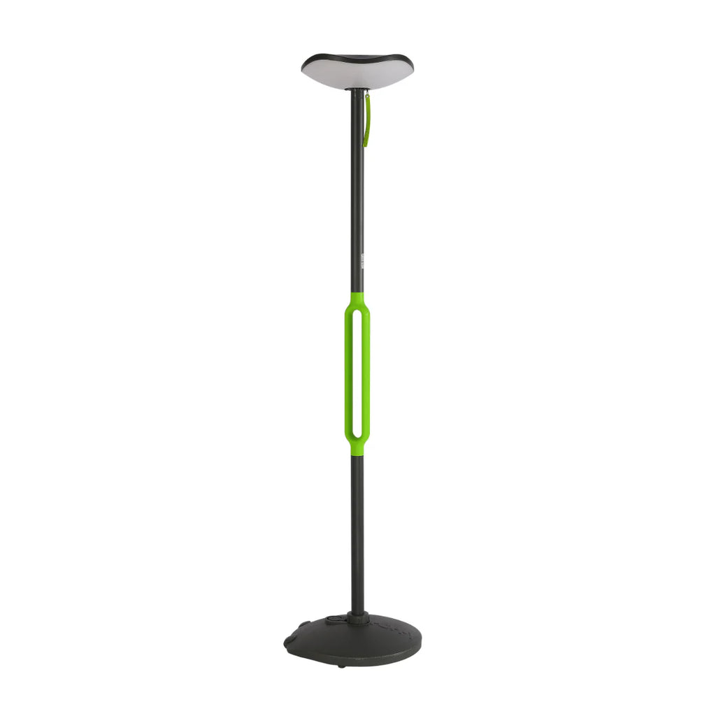 Poppy LED Solar Garden Post Light with Bluetooth Speaker Dark Grey IP54