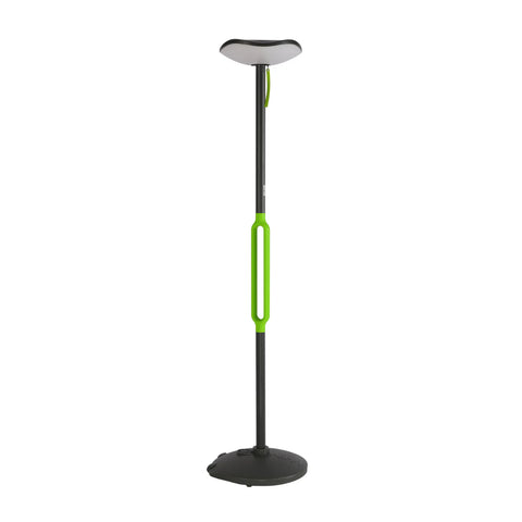 Poppy LED Solar Garden Post Light with Bluetooth Speaker Dark Grey IP54