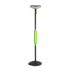 Poppy LED Solar Garden Post Light with Bluetooth Speaker Dark Grey IP54