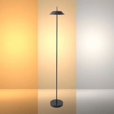 Portable LED Floor Lamp with Dimmable CCT - Sleek Design 131cm