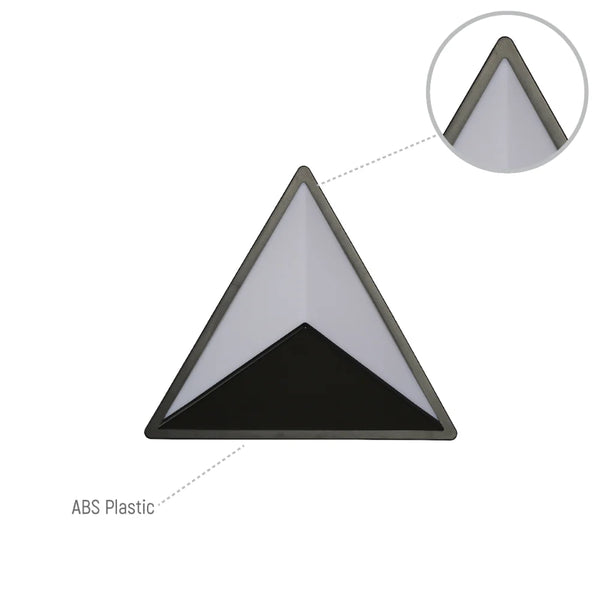 Pyramid Modern Plastic LED Outdoor Wall Light 15W Cool White