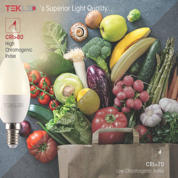 Pisces LED Candle Bulb C37 Tail E14 Small Edison Screw 6W