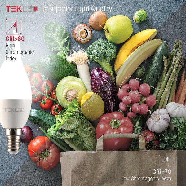 Pisces LED Candle Bulb C37 Tail E14 Small Edison Screw 6W