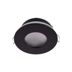 Recessed IP65 GU10 Downlight with Junction Box – Black/White