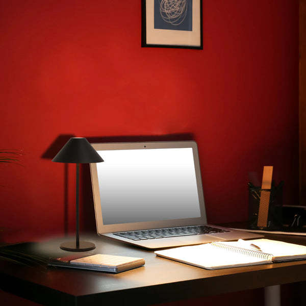 Rechargeable Dual-Source Cone LED Lamp