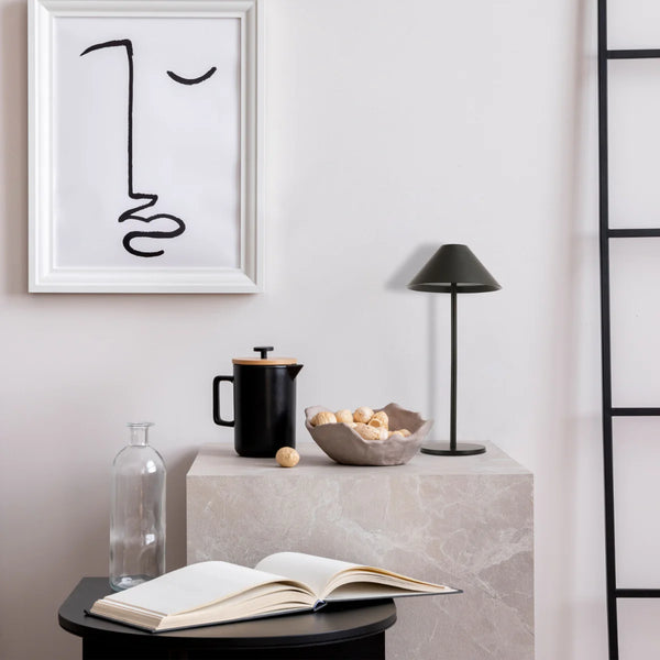 Rechargeable Dual-Source Cone LED Lamp