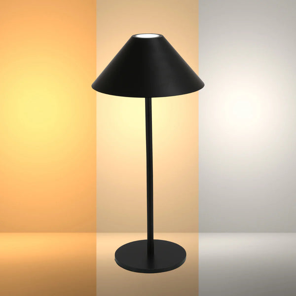 Rechargeable Dual-Source Cone LED Lamp