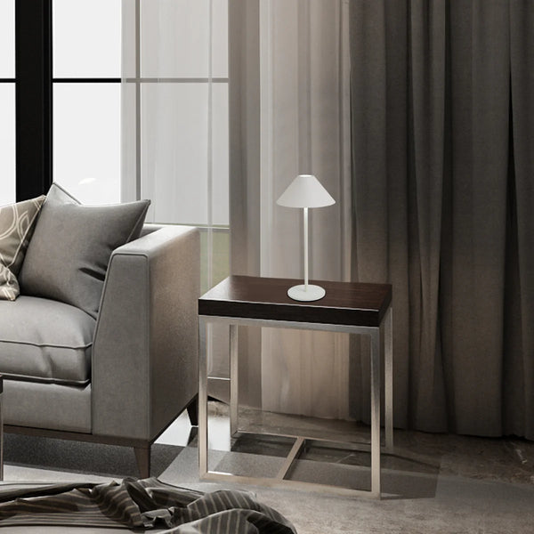 Rechargeable Dual-Source Cone LED Lamp