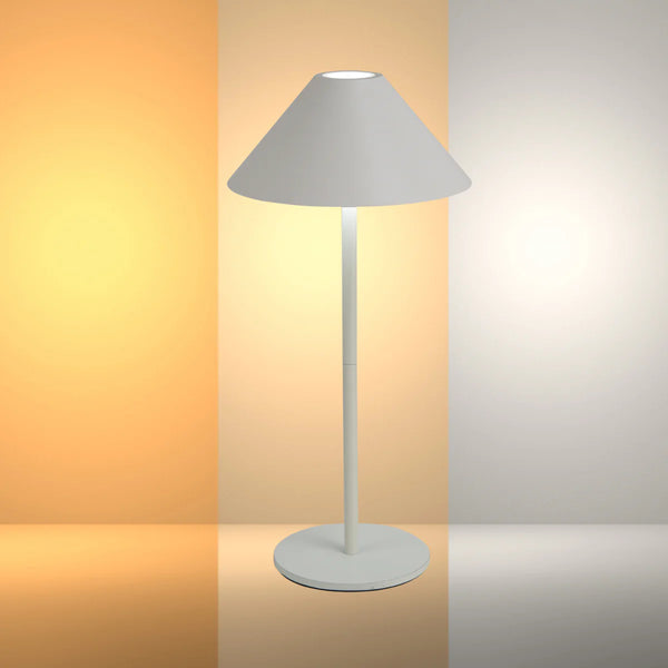 Rechargeable Dual-Source Cone LED Lamp