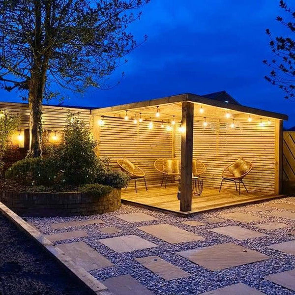 Outdoor Elite Festoon Waterproof Warm White Heavy Duty LED Connectable String Party Lights.
