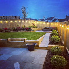 Outdoor Elite Festoon Waterproof Warm White Heavy Duty LED Connectable String Party Lights.