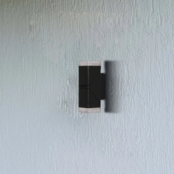 Rotatable Cubes Outdoor LED Wall Light Black 3000K Wide Beam