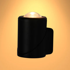 Rotatable Cylinders  Outdoor LED Wall Light Black 3000K Narrow Beam