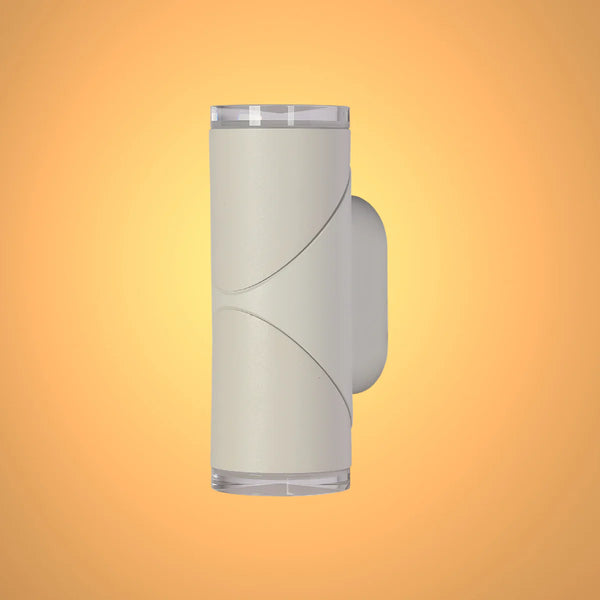 Rotatable Cylinders  Outdoor LED Wall Light White 3000K Wide Beam
