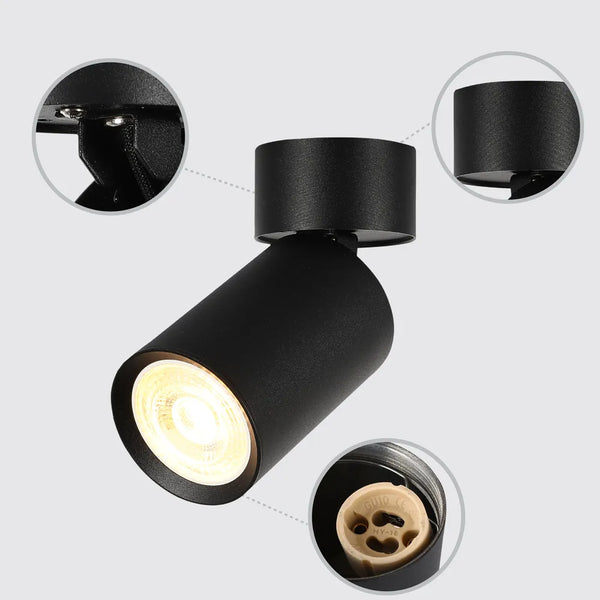 Rotatable & Tiltable GU10 Surface Mounted Downlight