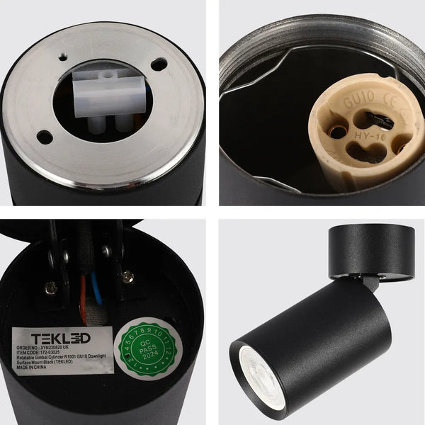Rotatable & Tiltable GU10 Surface Mounted Downlight