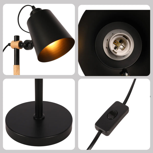 Scandi Sleek E27 Desk Lamp