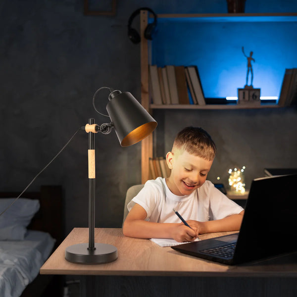 Scandi Sleek E27 Desk Lamp