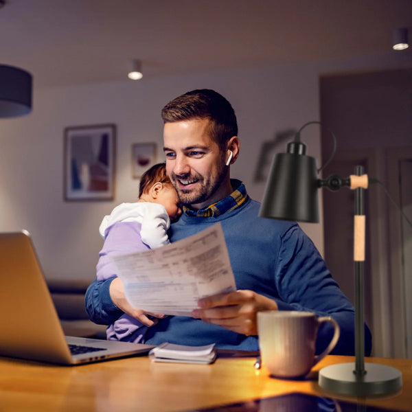 Scandi Sleek E27 Desk Lamp