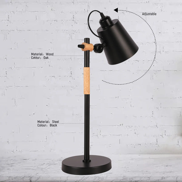 Scandi Sleek E27 Desk Lamp
