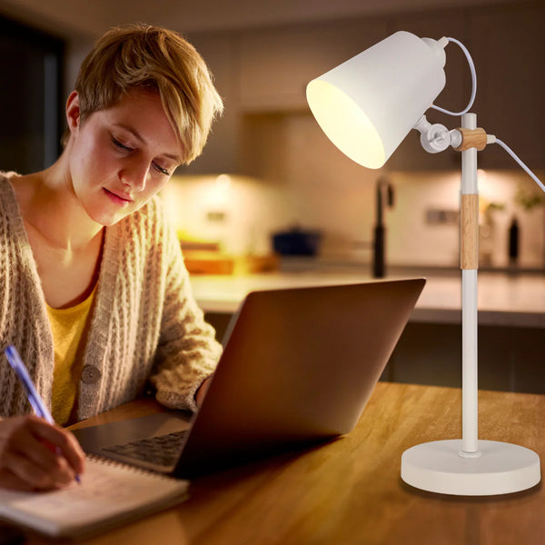 Scandi Sleek E27 Desk Lamp