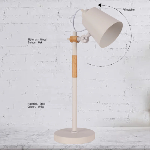 Scandi Sleek E27 Desk Lamp