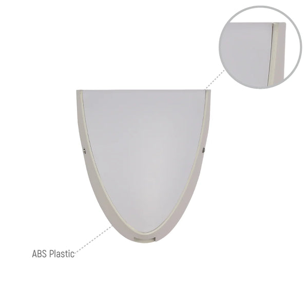 Semi-ellipse Plastic Modern LED Outdoor Wall Light 15W