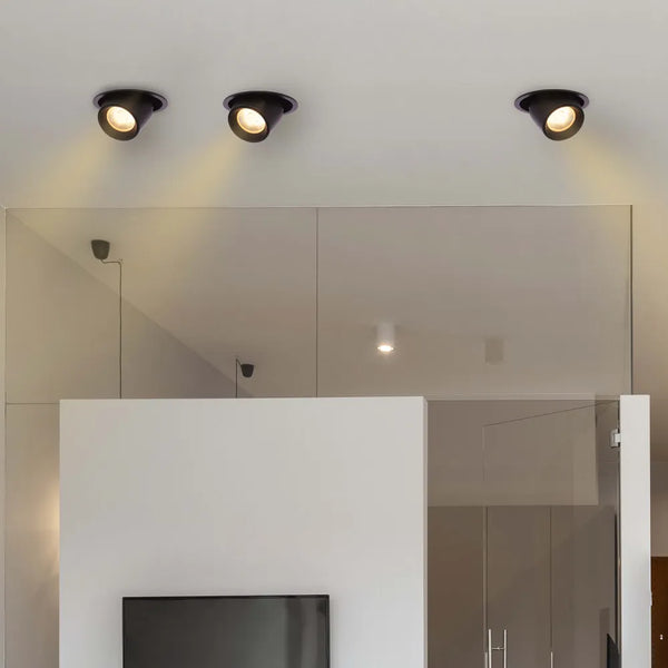 Sentinel Retractable Adjustable Gimbal Recessed LED Downlight