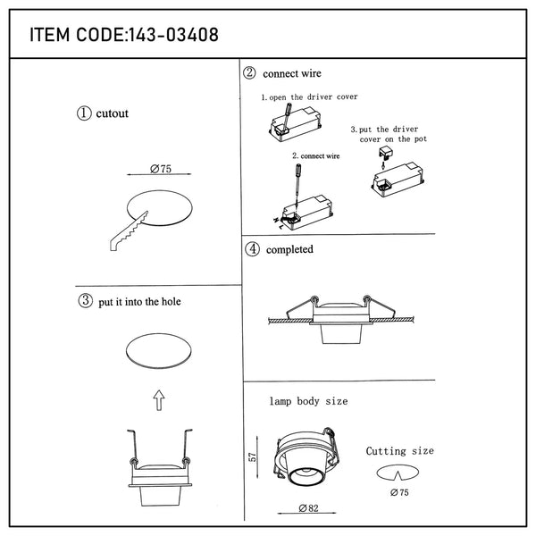 Sentinel Retractable Adjustable Gimbal Recessed LED Downlight