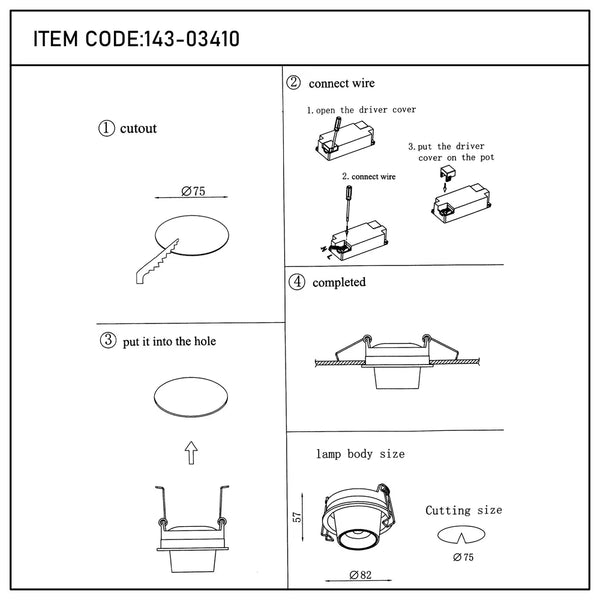 Sentinel Retractable Adjustable Gimbal Recessed LED Downlight