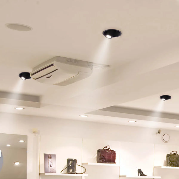 Sentinel Retractable Compact Adjustable Gimbal Recessed LED Downlight