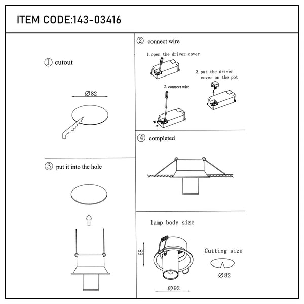 Sentinel Retractable Compact Adjustable Gimbal Recessed LED Downlight