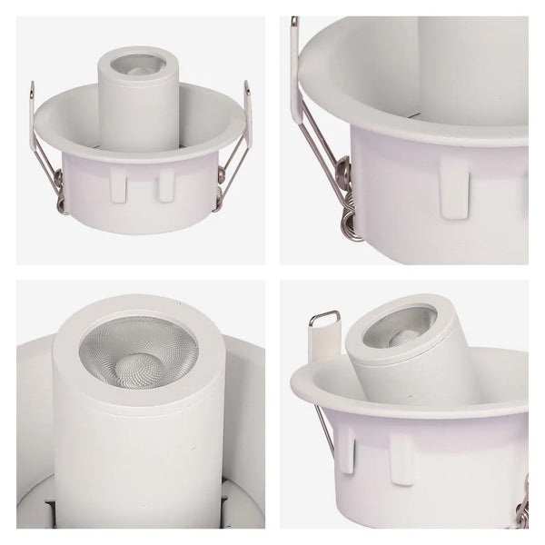 Sentinel Retractable Compact Adjustable Gimbal Recessed LED Downlight