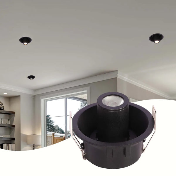 Sentinel Retractable Compact Adjustable Gimbal Recessed LED Downlight