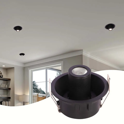 Sentinel Retractable Compact Adjustable Gimbal Recessed LED Downlight