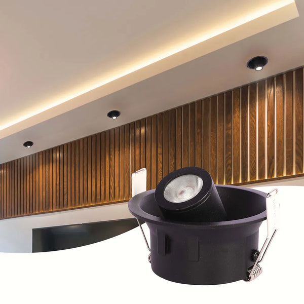 Sentinel Retractable Compact Adjustable Gimbal Recessed LED Downlight