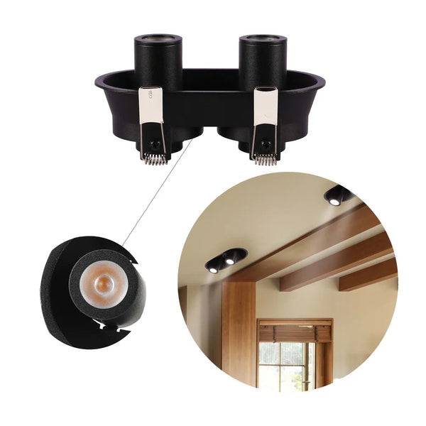 Sentinel Retractable Compact Adjustable Gimbal Recessed LED Downlight