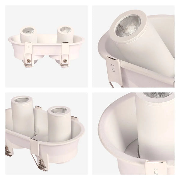 Sentinel Retractable Compact Adjustable Gimbal Recessed LED Downlight