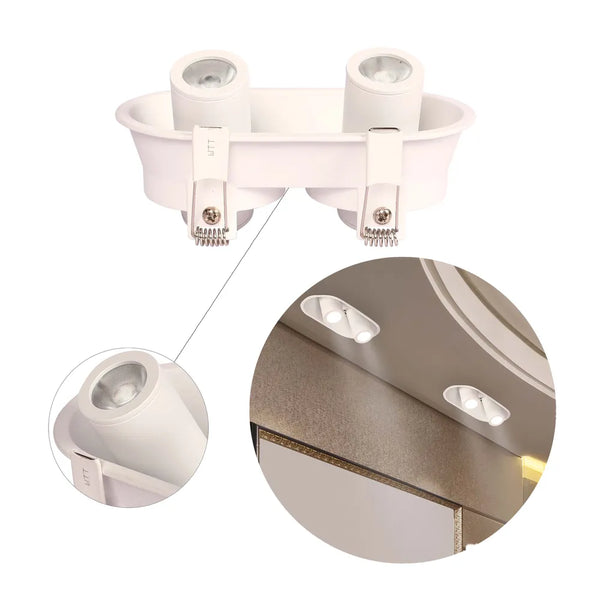 Sentinel Retractable Compact Adjustable Gimbal Recessed LED Downlight