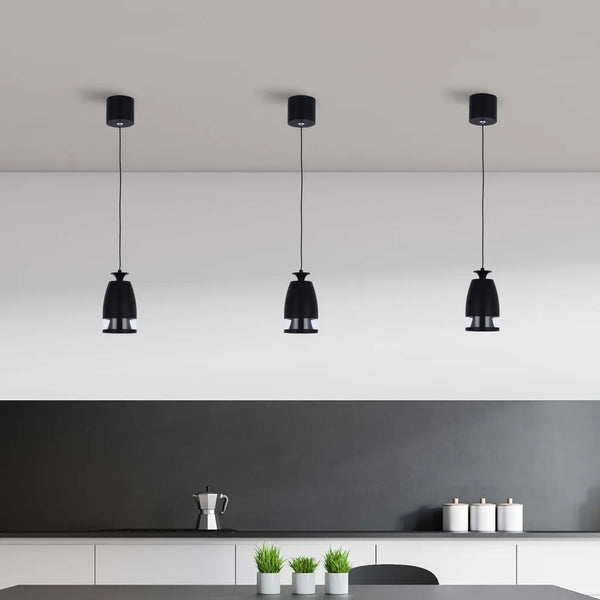 Sentinel LED Pendant Downlight with Polycarbonate Ring Diffuser 7W Warm White