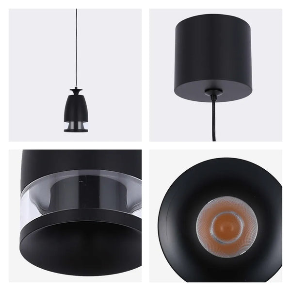 Sentinel LED Pendant Downlight with Polycarbonate Ring Diffuser 7W Warm White