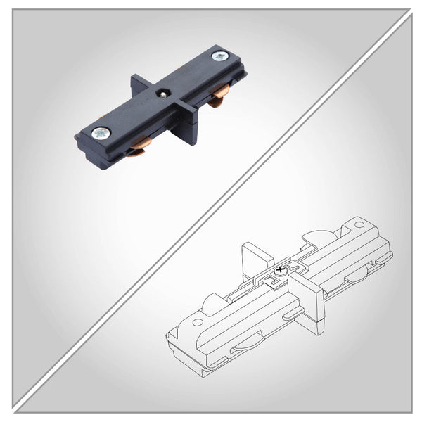 Connector for Track for 3 Conductor Tracklight adaptors