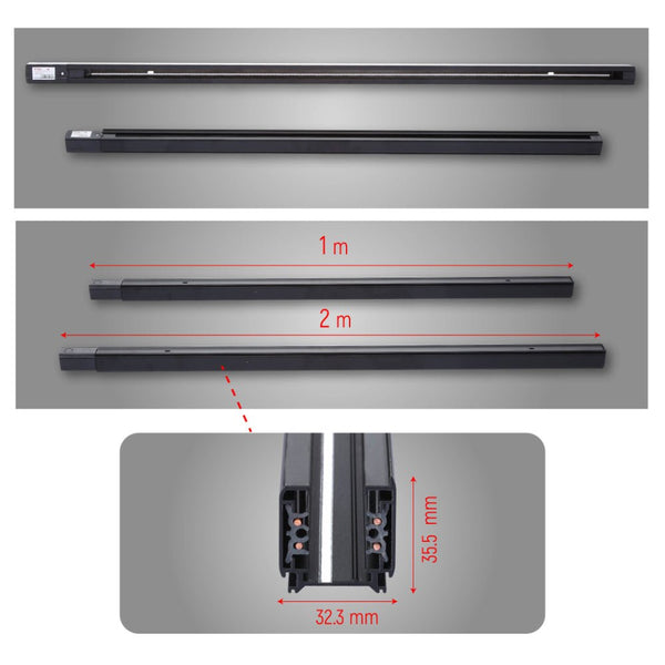 Track for 5 Conductor Tracklight adaptors