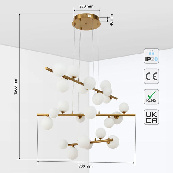 Skyline Cascade Chandelier