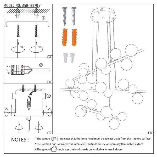 Skyline Cascade Chandelier